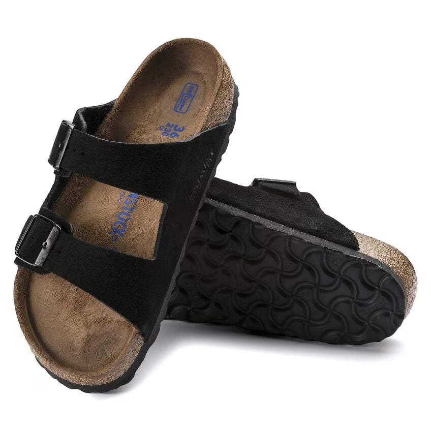Birkenstock Arizona suede black