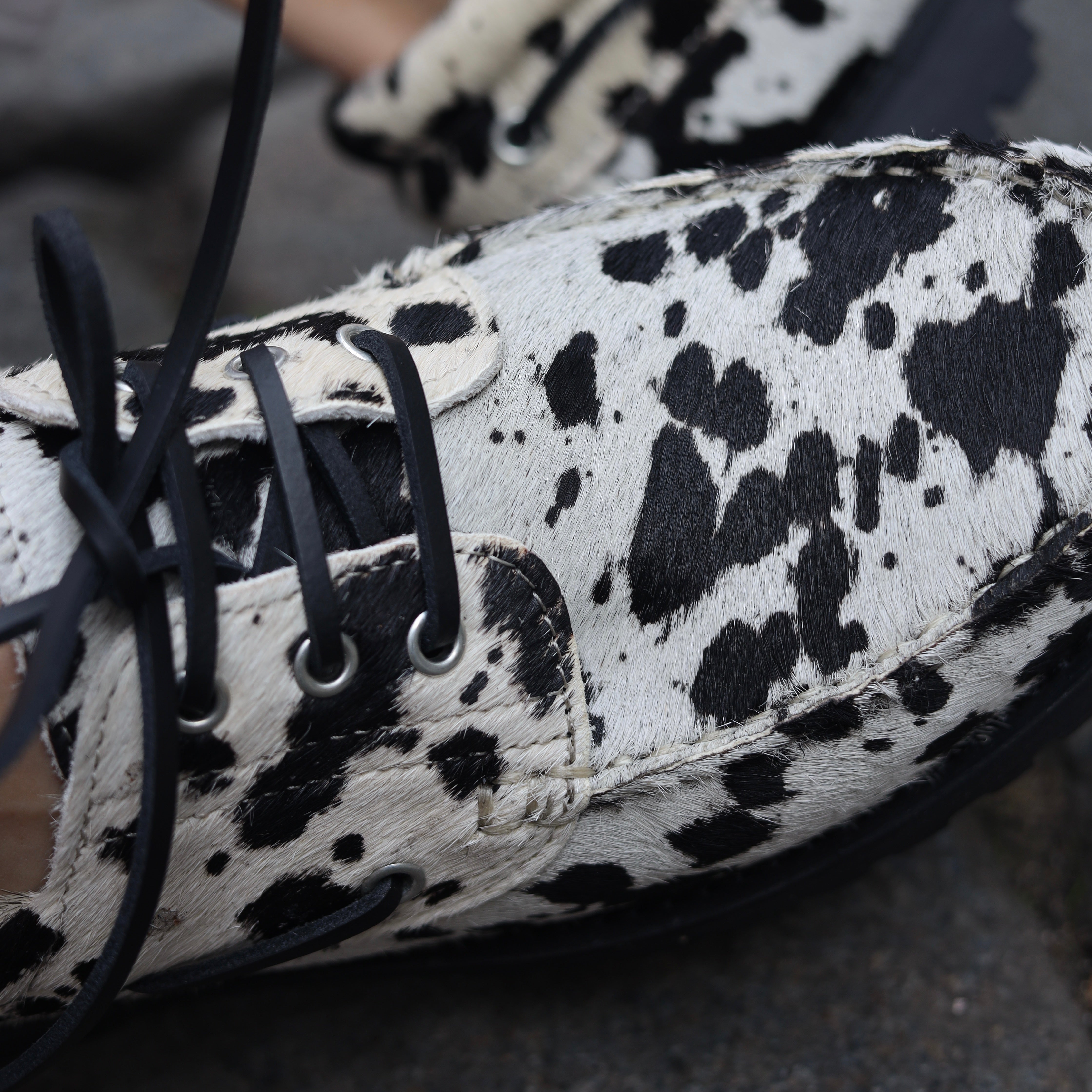 Boat shoes effet vache