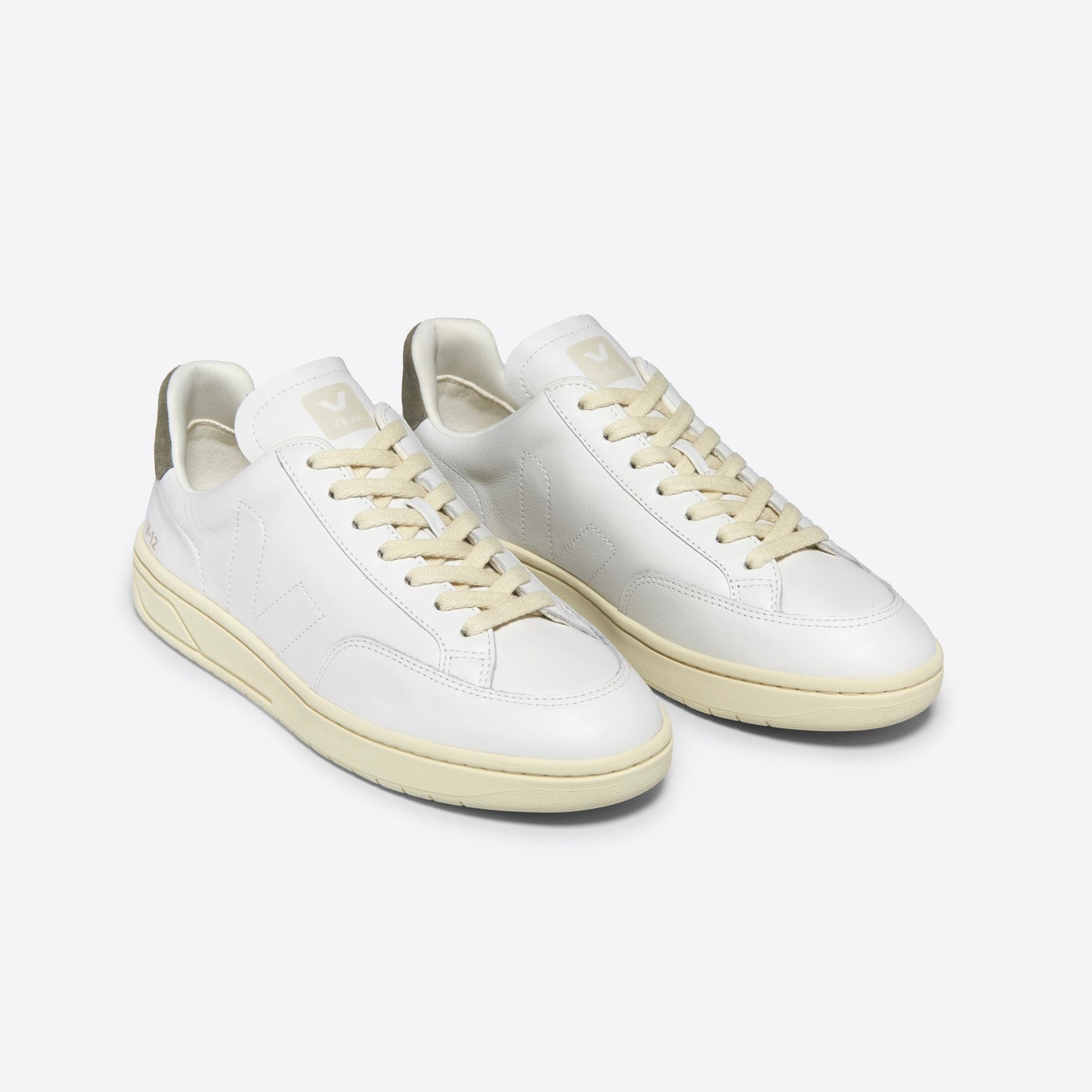 VEJA V-12 stitch kaki