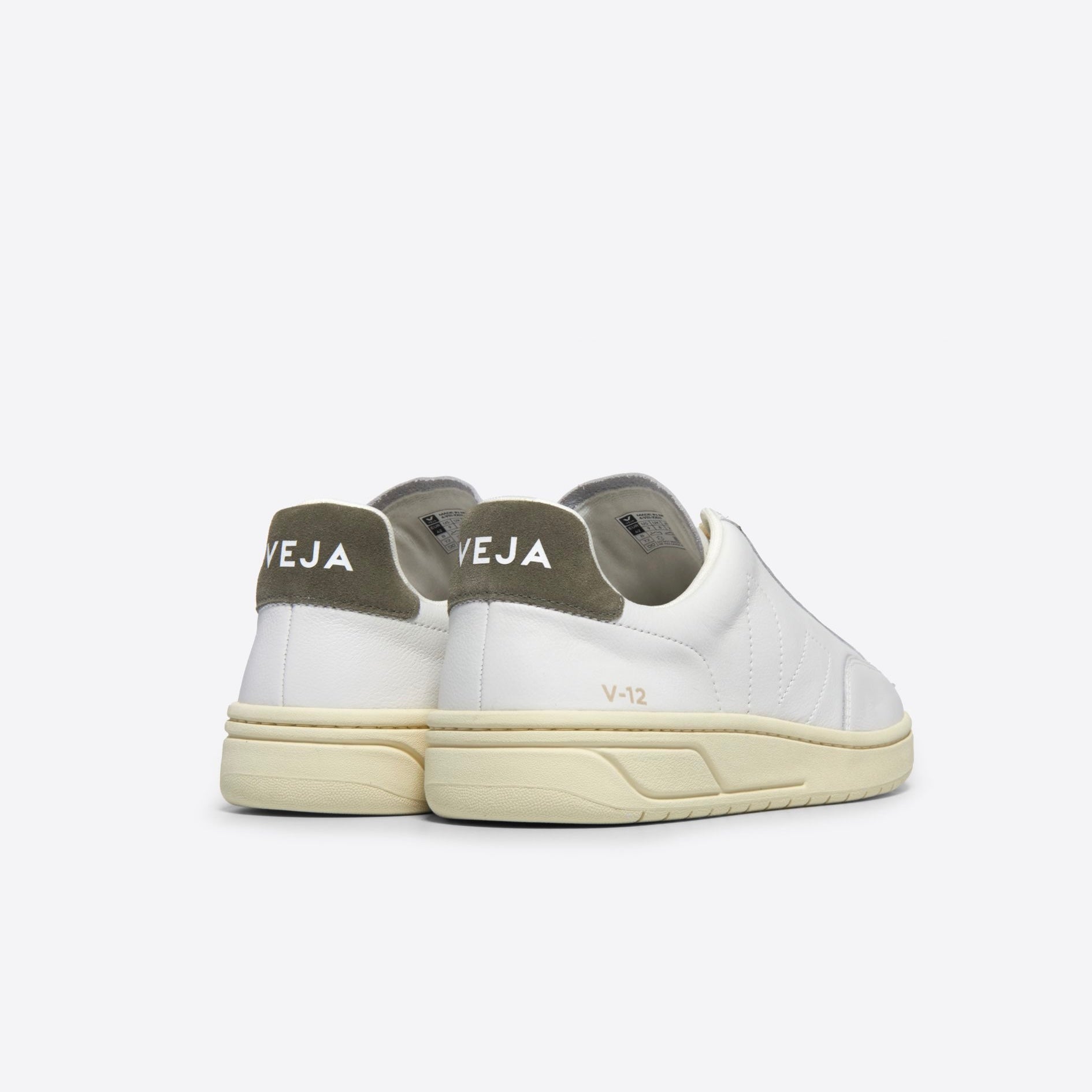 VEJA V-12 stitch kaki